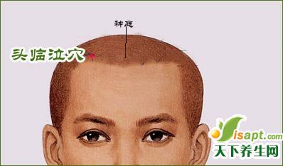 头临泣穴:在头部,当瞳孔直上入前发际0.
